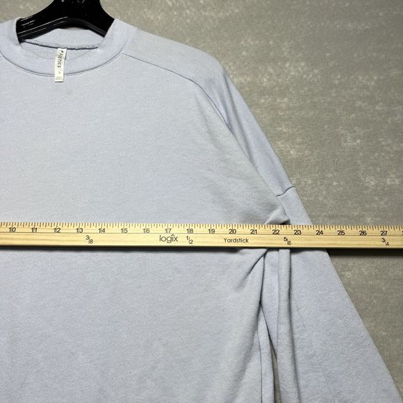 Fabletics Light Blue Crew Neck Long Sleeve Pullover Sweater Women’s Size: S - Picture 5 of 7